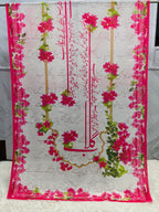 Gulaab Lawn Duppatta Black - Shopping Karado Pakistan