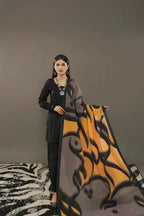 Gulzaar Mustard Odhni - Default Title - Buy Online at Shopping Karado