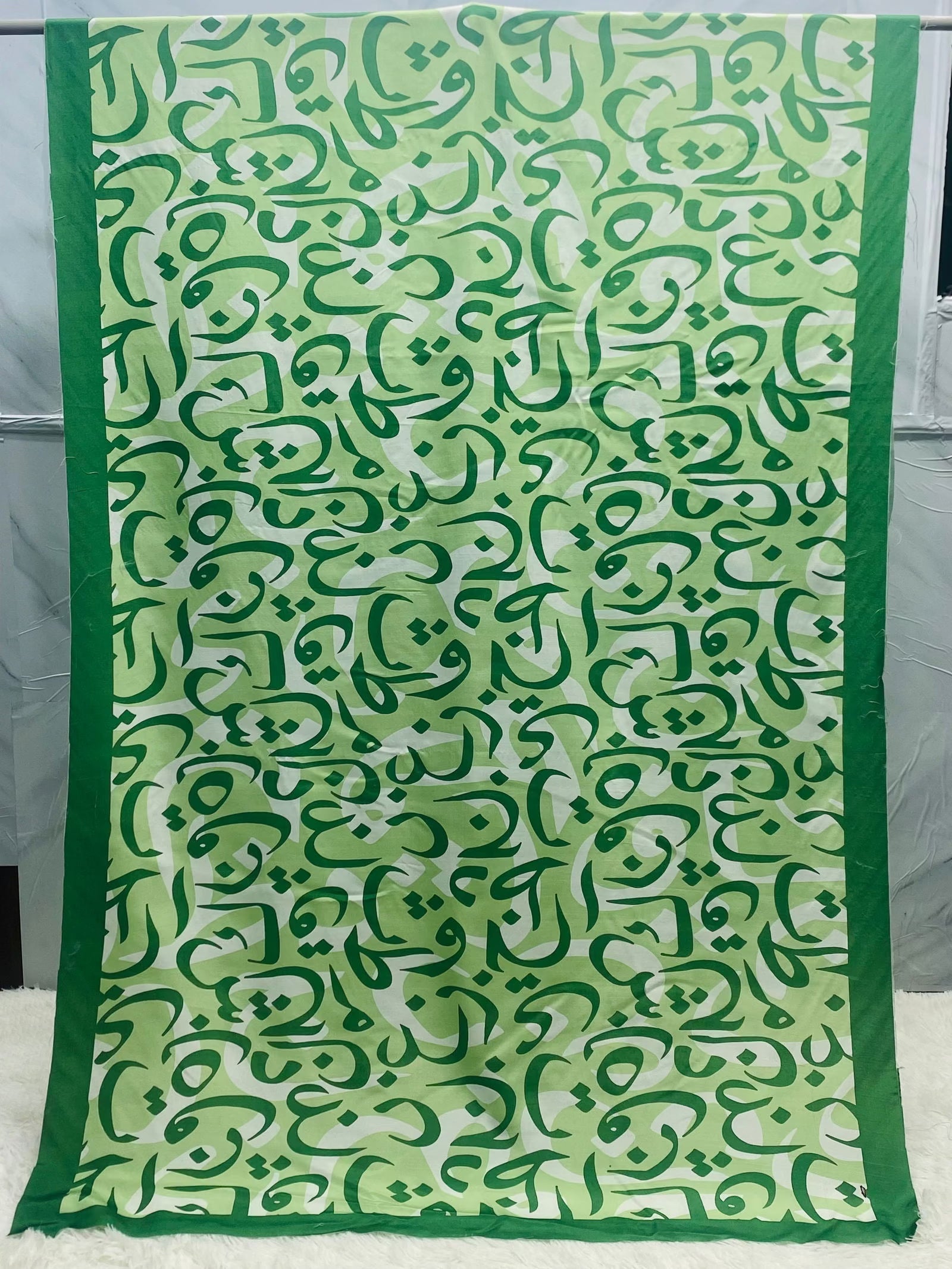 Hujoom Green Odhni - Default Title - Buy Online at Shopping Karado