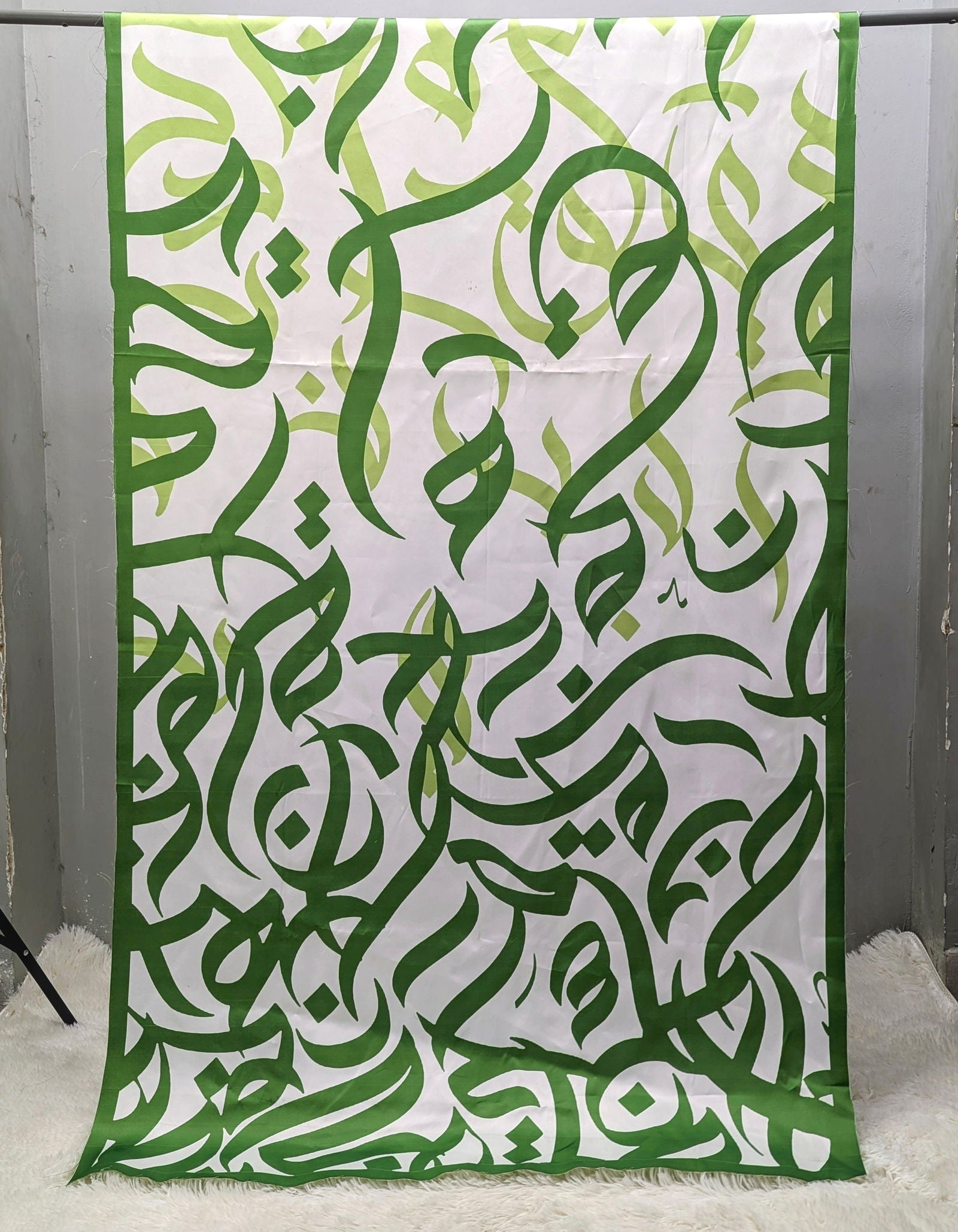 Huroof Green Odhni - Default Title - Buy Online at Shopping Karado