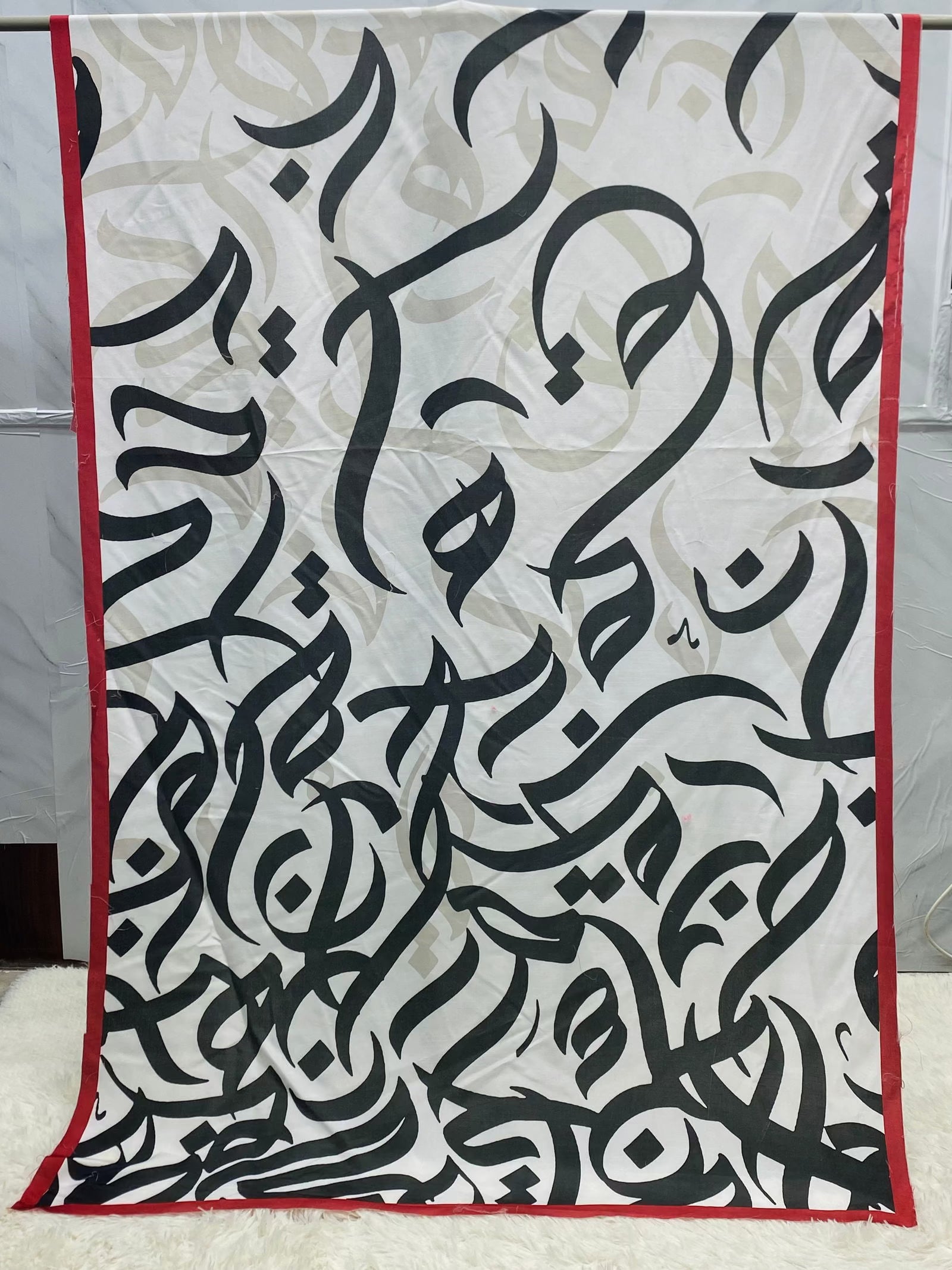 Huroof Lawn Duppatta - Mehroon - Buy Online at Shopping Karado