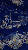 Buy 2Pc Hemline Royal Blue Lawn Online at Shopping Karado - Premium Quality Unstitched Suit