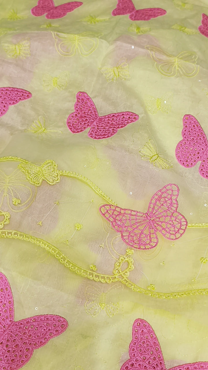 Buy 2Pc Titliiii Pink Yellow Lawn Online at Shopping Karado - Premium Quality Unstitched Suit