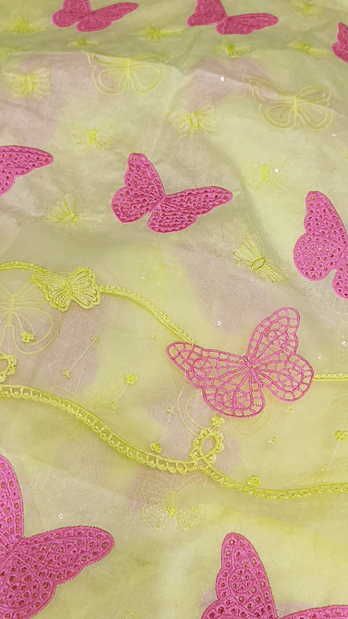 Buy 2Pc Titliiii Pink Yellow Lawn Online at Shopping Karado - Premium Quality Unstitched Suit