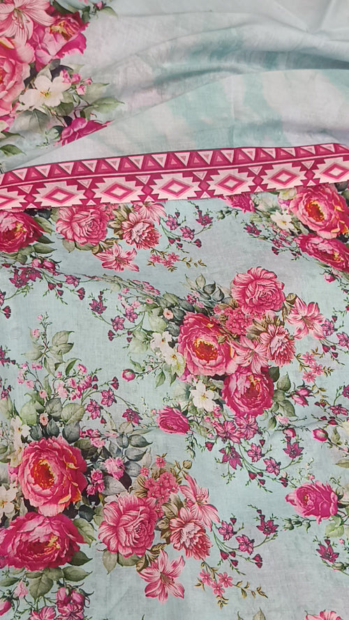 Buy 3Pc Alkaram Springs Feel Lawn Online at Shopping Karado - Premium Quality Unstitched Suit