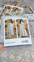 Buy 3Pc Iznik Grey Mithas Lawn Online at Shopping Karado - Premium Quality Unstitched Suit