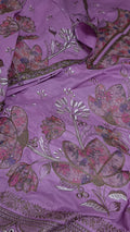 Buy 3Pc Ethnic Applique Lilac Lawn Online at Shopping Karado - Premium Quality Unstitched Suit