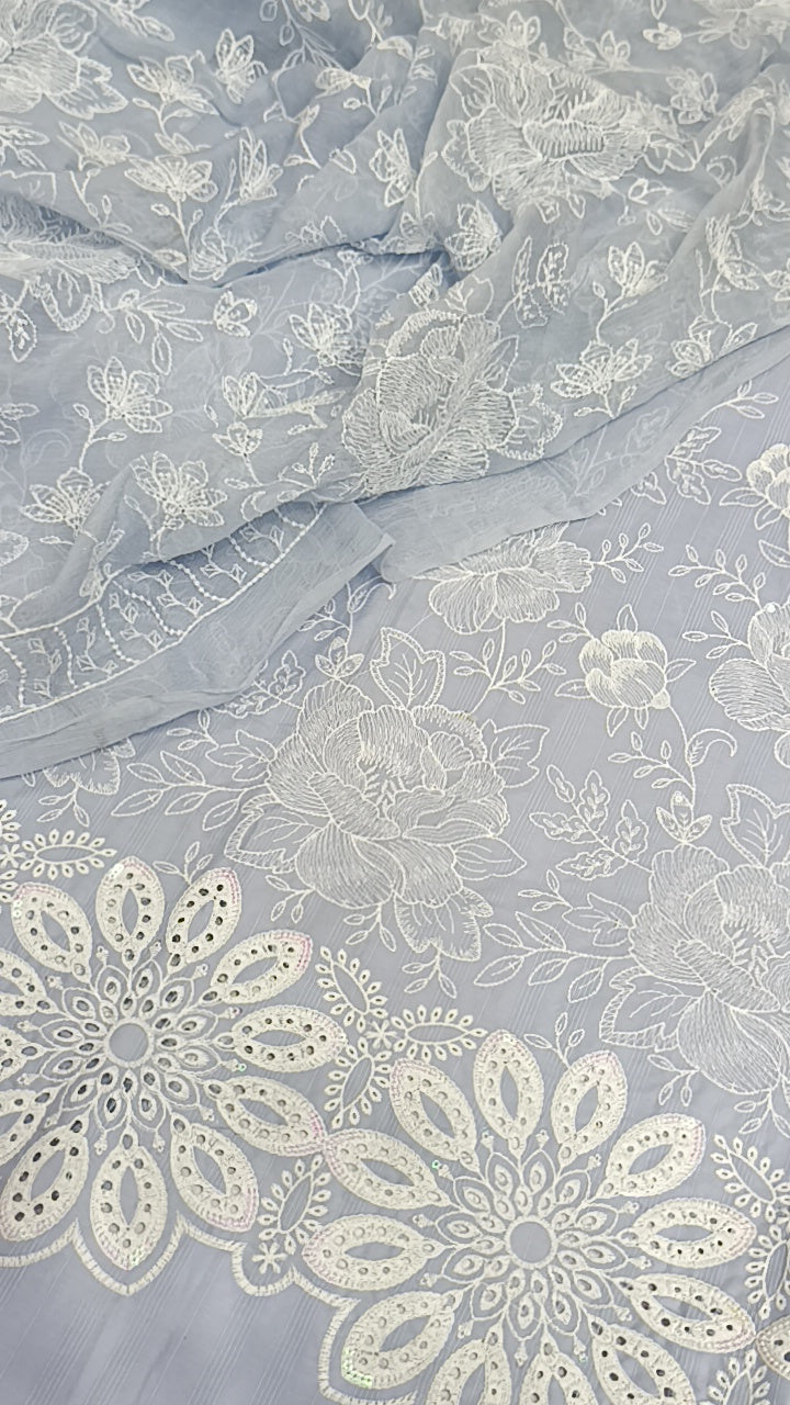 Buy 3Pc Tara Grey Lawn Online at Shopping Karado - Premium Quality Unstitched Suit