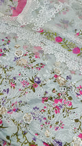 Buy 3Pc Aneelas 3D Zahra Lawn Online at Shopping Karado - Premium Quality Unstitched Suit