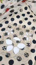 Buy 3Pc Skin Polka Lawn Online at Shopping Karado - Premium Quality Unstitched Suit