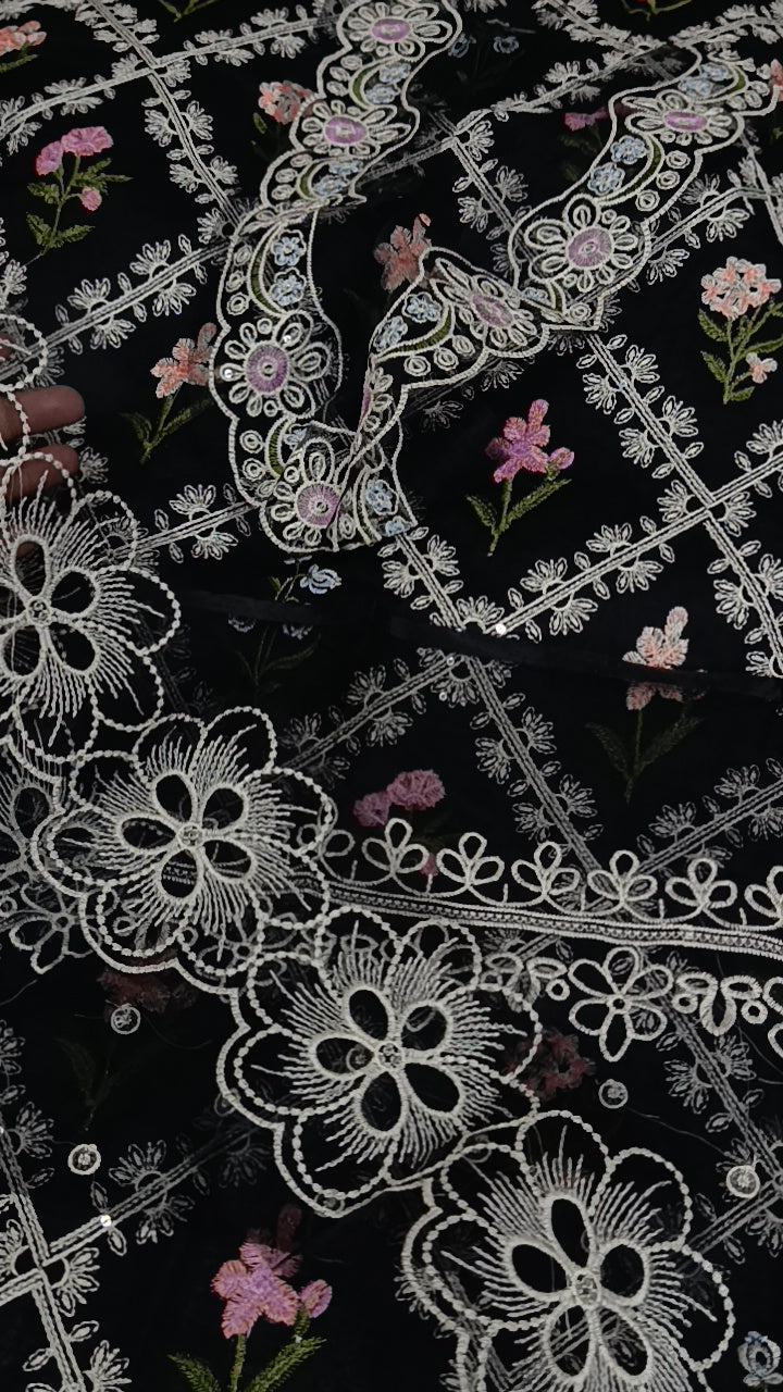 Buy 2Pc Mb Black Lawn Online at Shopping Karado - Premium Quality Unstitched Suit