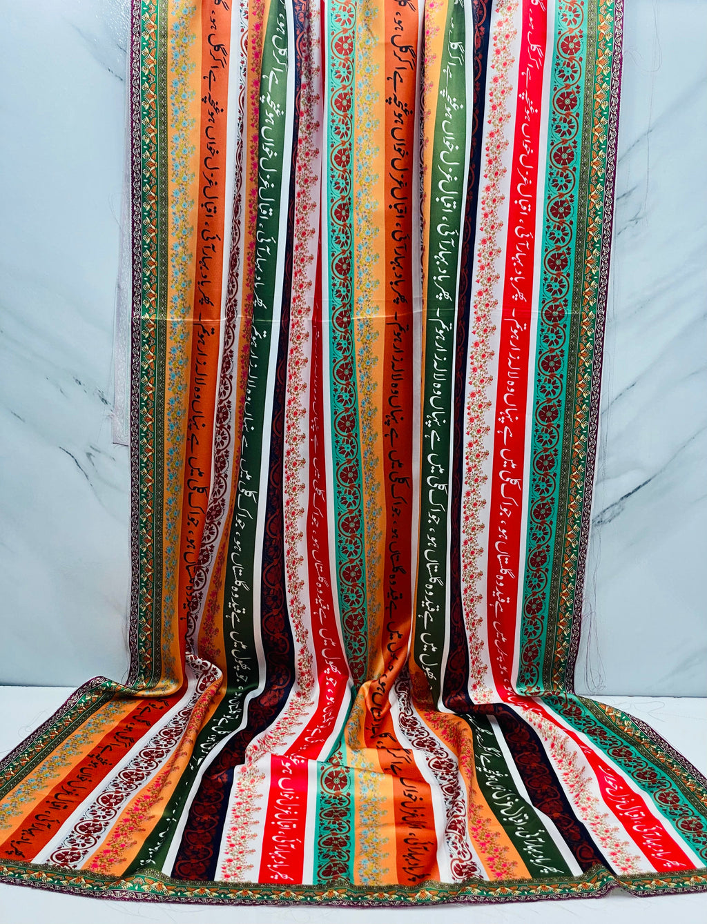 Phool Stripe Odhni - Default Title - Buy Online at Shopping Karado