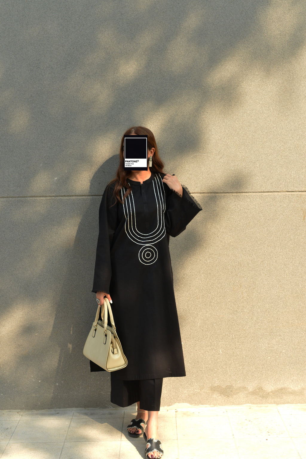 CHARCOAL KURTA