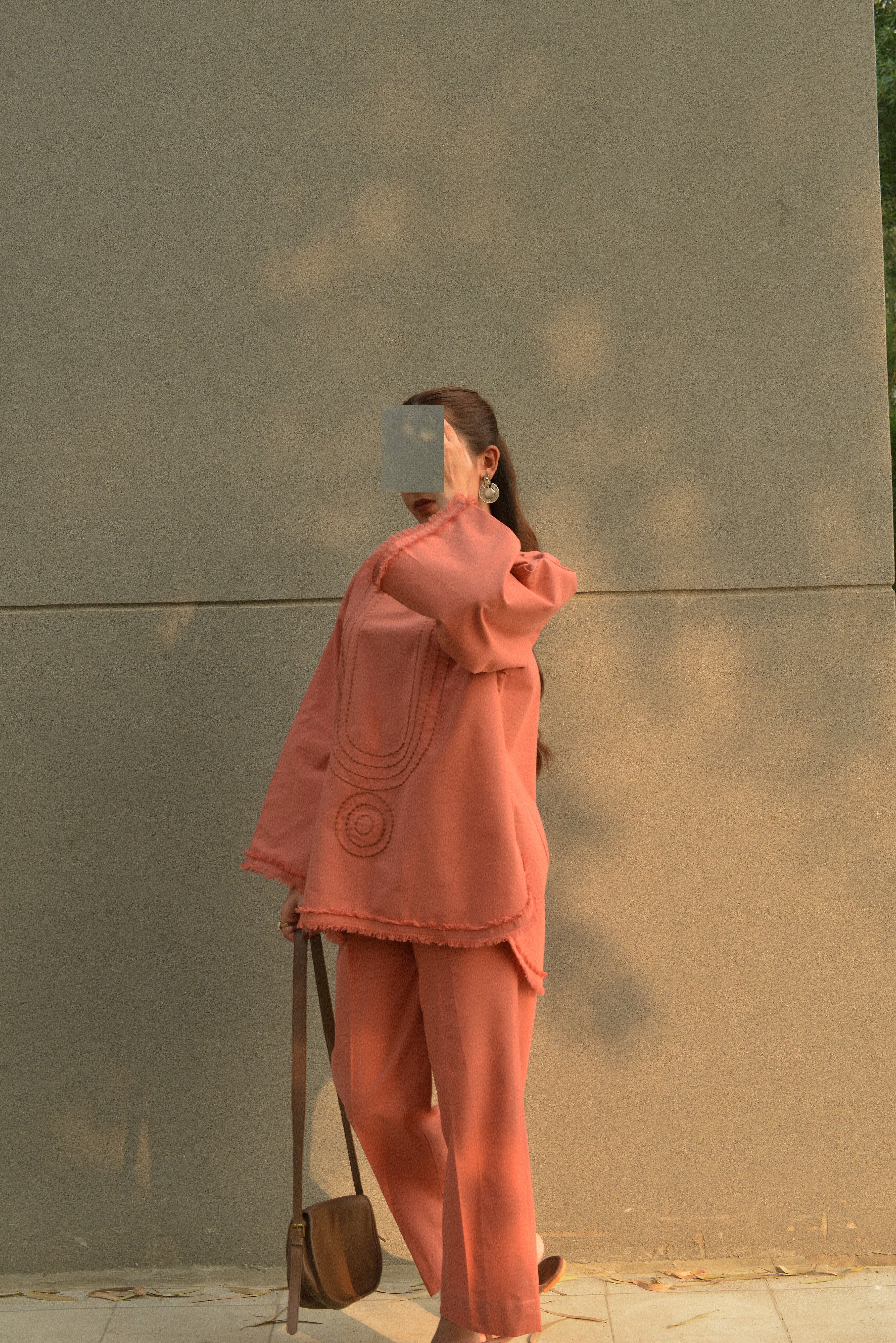 BURNT CORAL 2PC SET