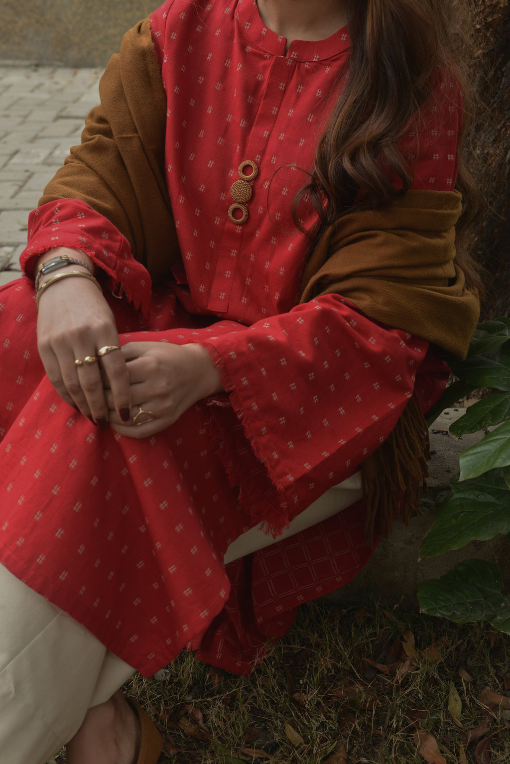 SCARLET KURTA