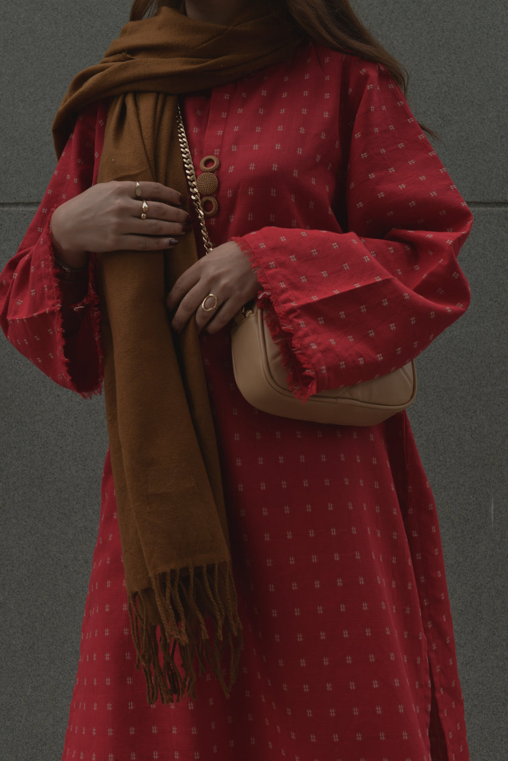 SCARLET KURTA