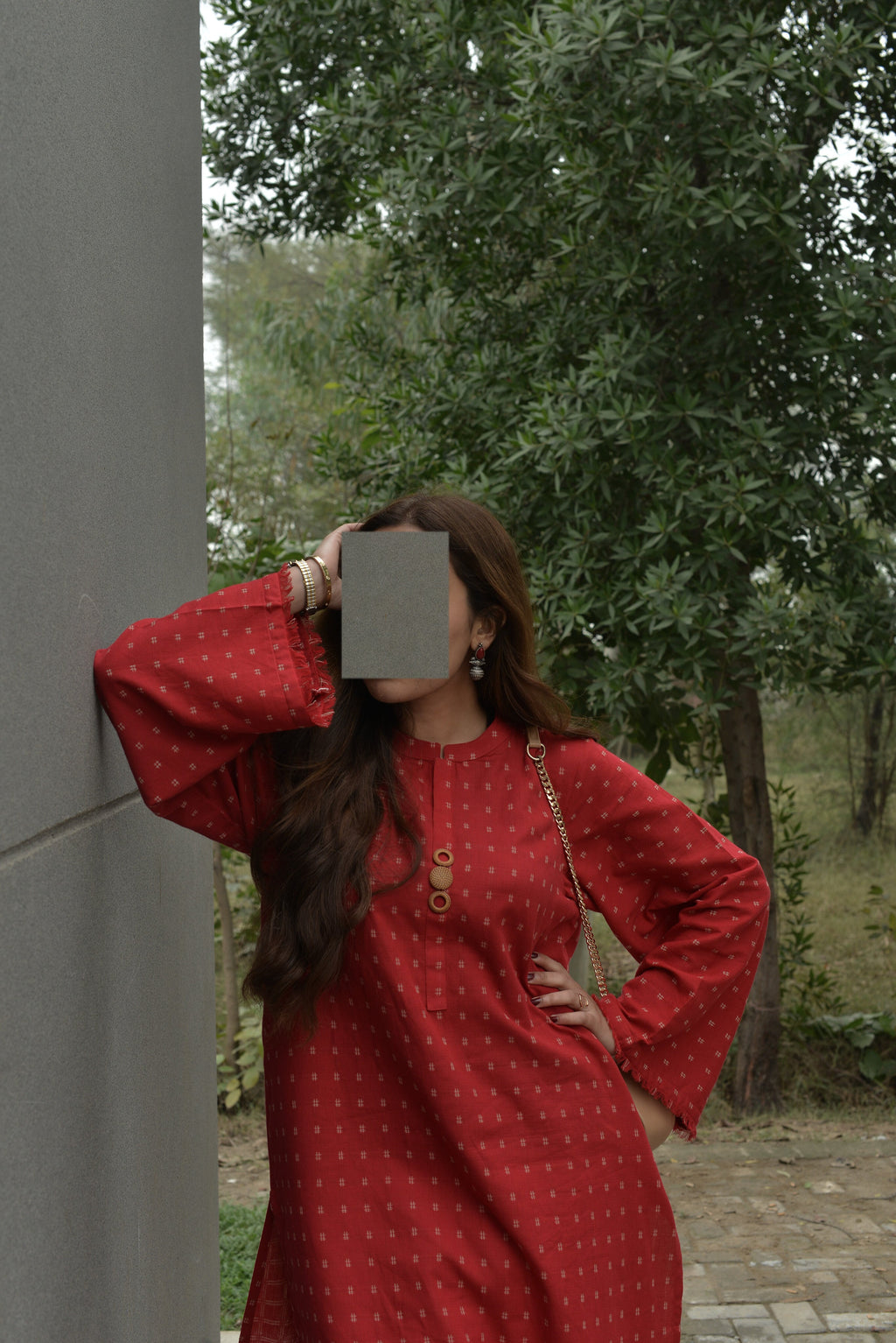 SCARLET KURTA