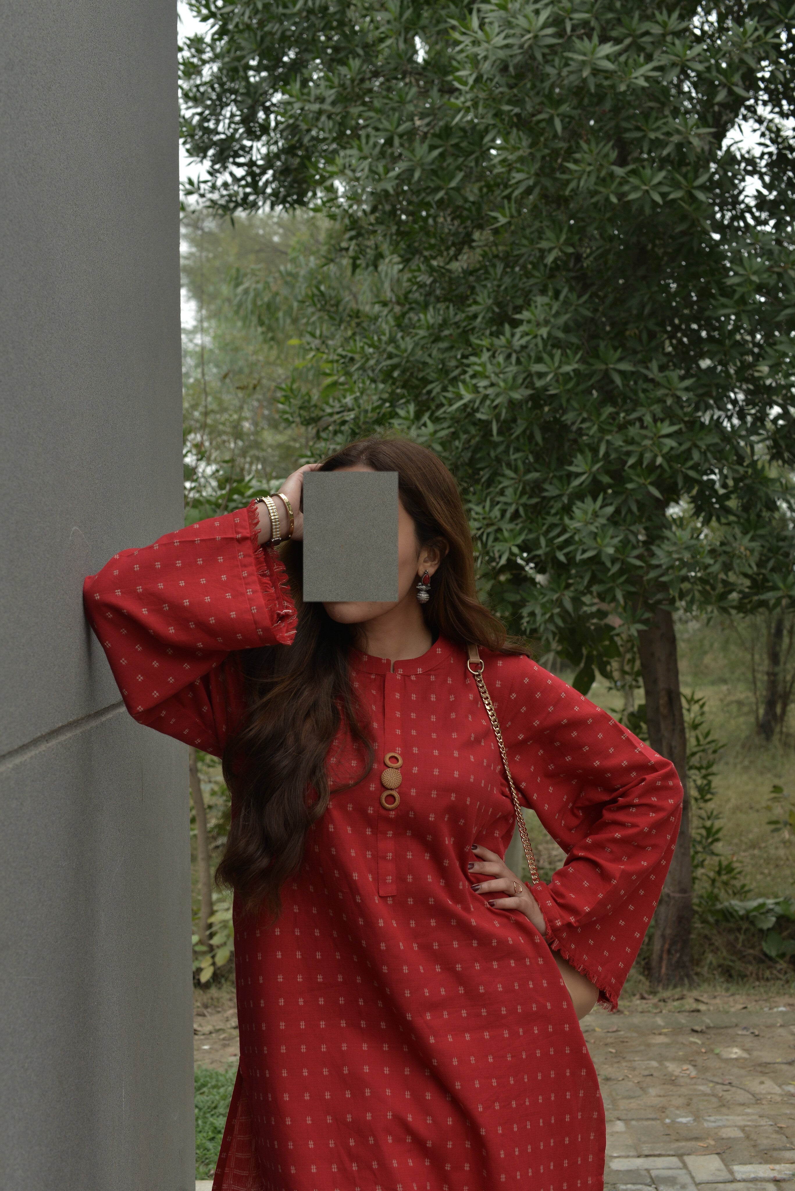SCARLET KURTA
