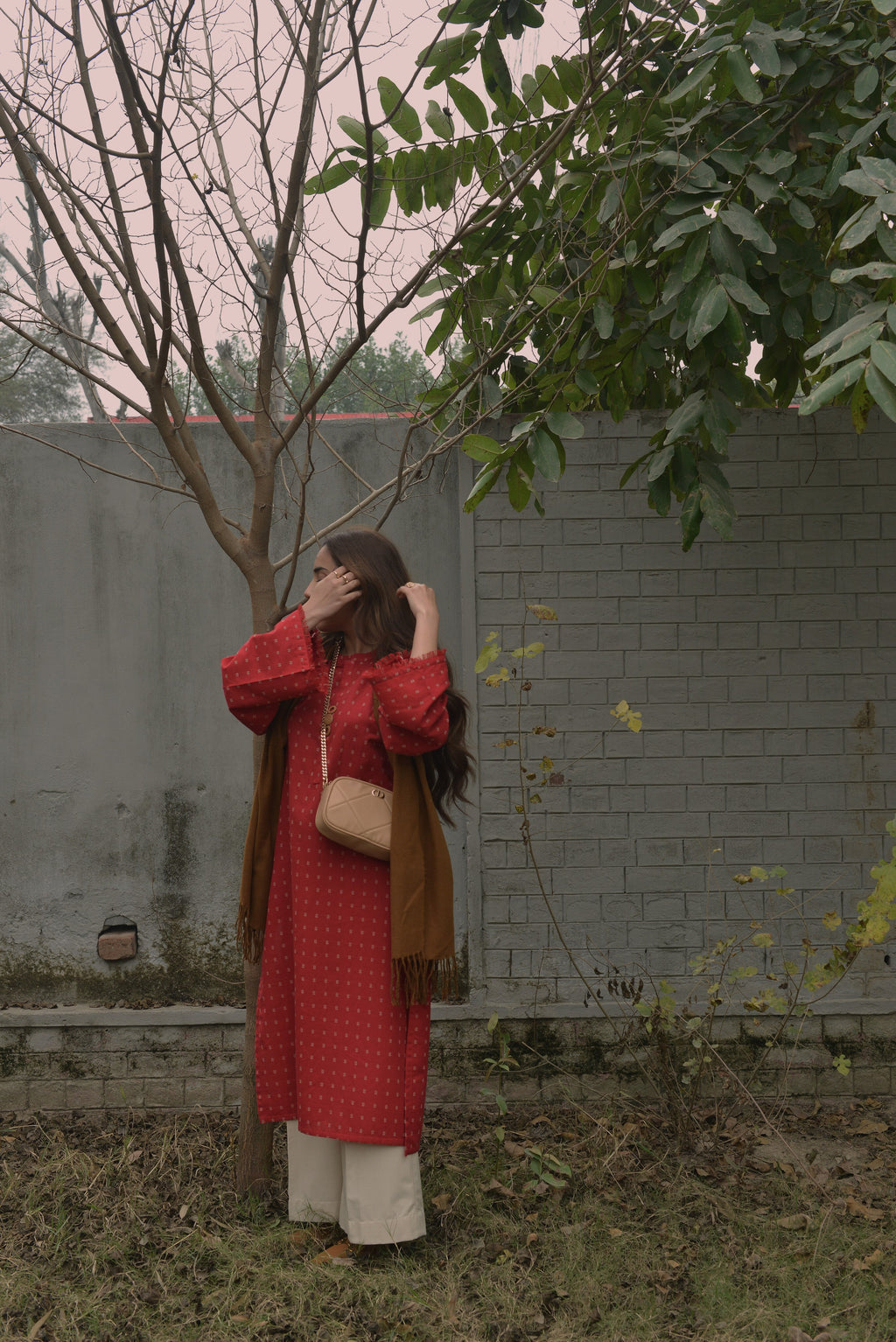SCARLET KURTA