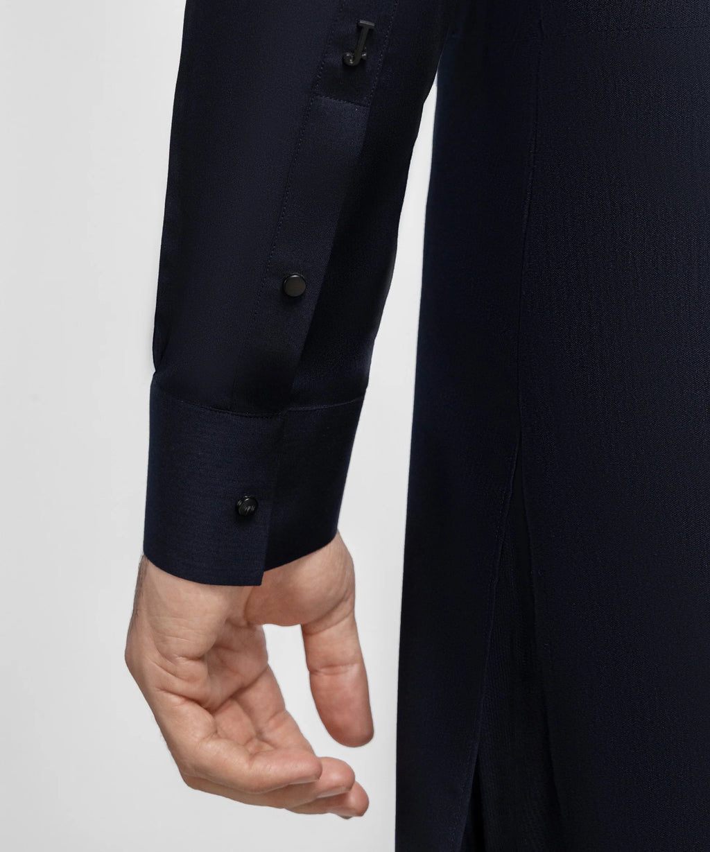 midnight blue semi-formal kameez shalwar