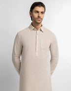 light peach plain kameez shalwar