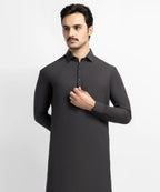 chocolate brown casual kameez shalwar