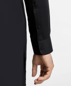 black plain kameez shalwar