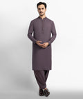 purple semi-formal kameez shalwar