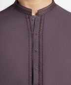 purple semi-formal kameez shalwar
