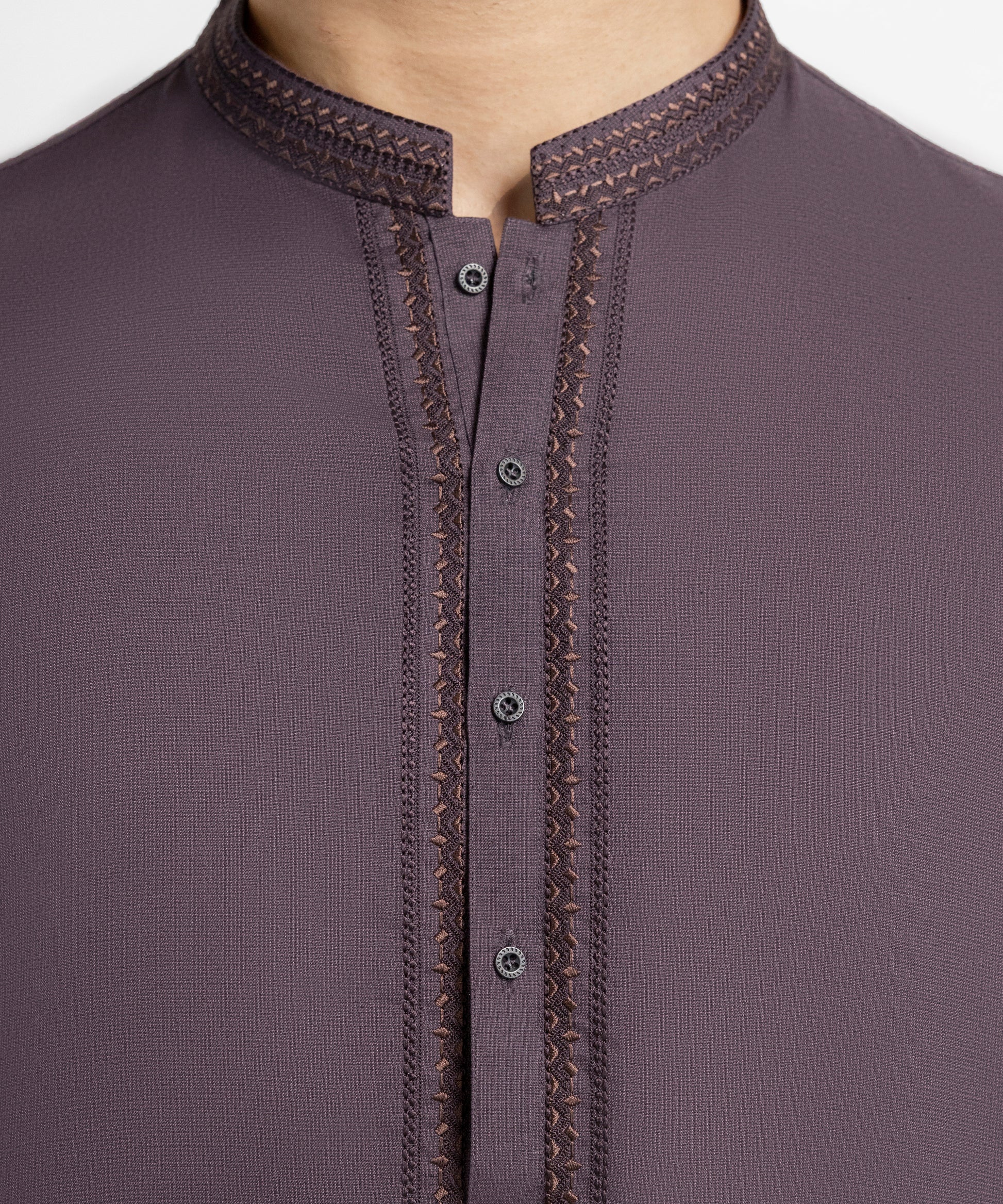 purple semi-formal kameez shalwar
