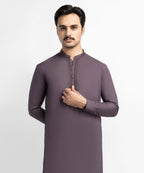 purple semi-formal kameez shalwar