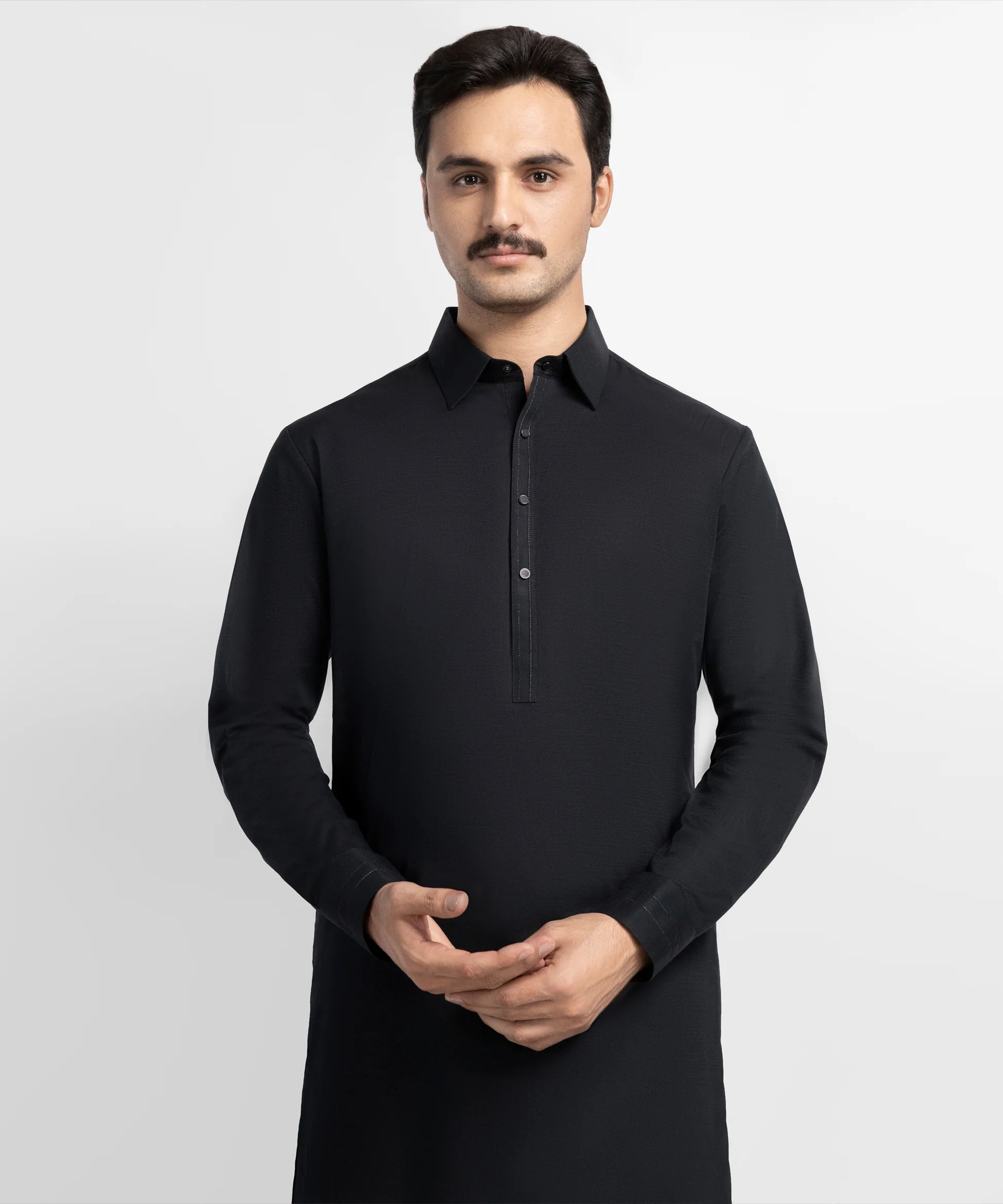black cotton casual kameez shalwar