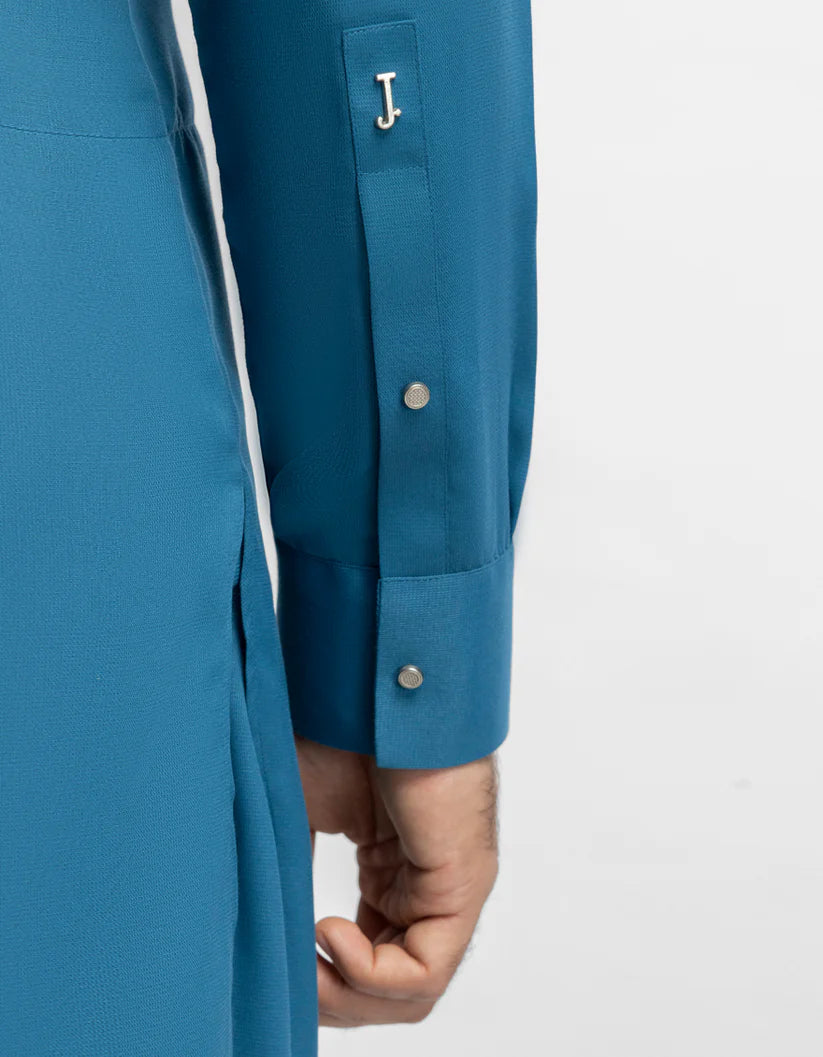 turquoise semi-formal kameez shalwar