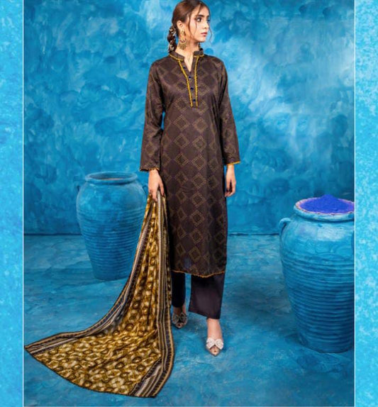 3PCS UNSTITCHED LAWN