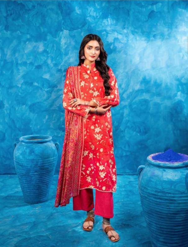 3PCS UNSTITCHED LAWN