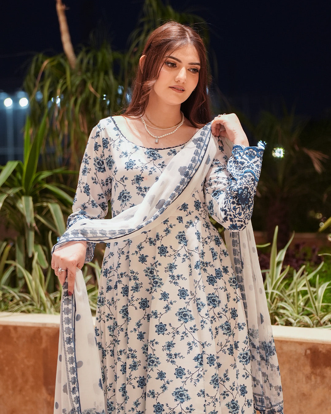 KAINAAT PRINTED 2PC MAXI (MAXI+DUPPATA)