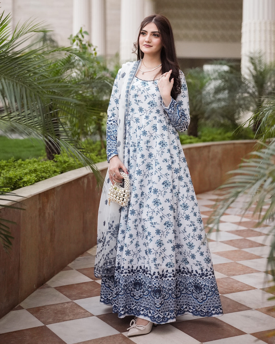 KAINAAT PRINTED 2PC MAXI (MAXI+DUPPATA)