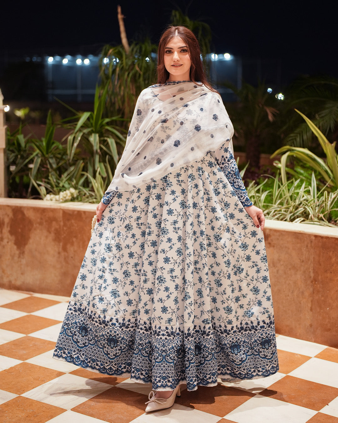 KAINAAT PRINTED 2PC MAXI (MAXI+DUPPATA)