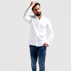 Men's Casual Shirt - White Shc-1976 - White - View 1