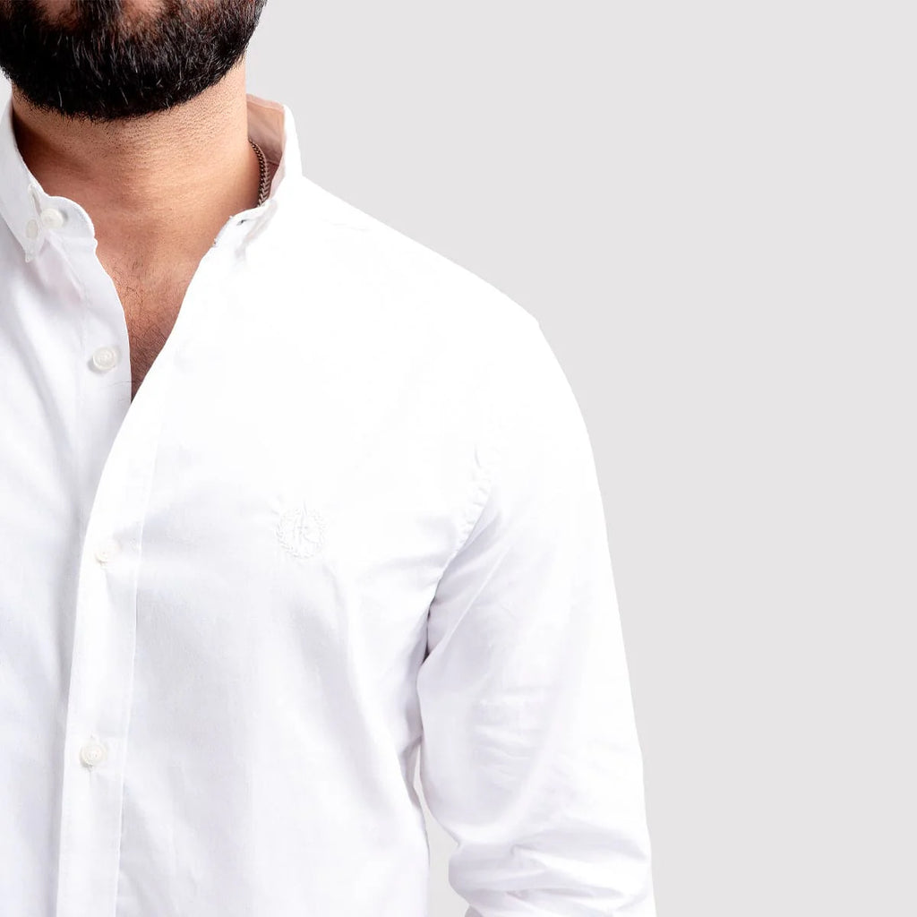 Men's Casual Shirt - White Shc-1976 (ORG)