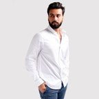 Men's Casual Shirt - White Shc-1976 - White - View 2