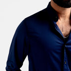 Men's Casual Shirt - Navy Shc-1976 - Navy - View 2