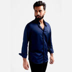 Men's Casual Shirt - Navy Shc-1976 (ORG)