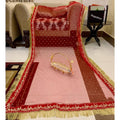 Nikkah Bridal Dupatta with 4 Sided Qabool Hai Lace along with 4 side heavy Kiran lace - Default Title - Buy Online at Shopping Karado