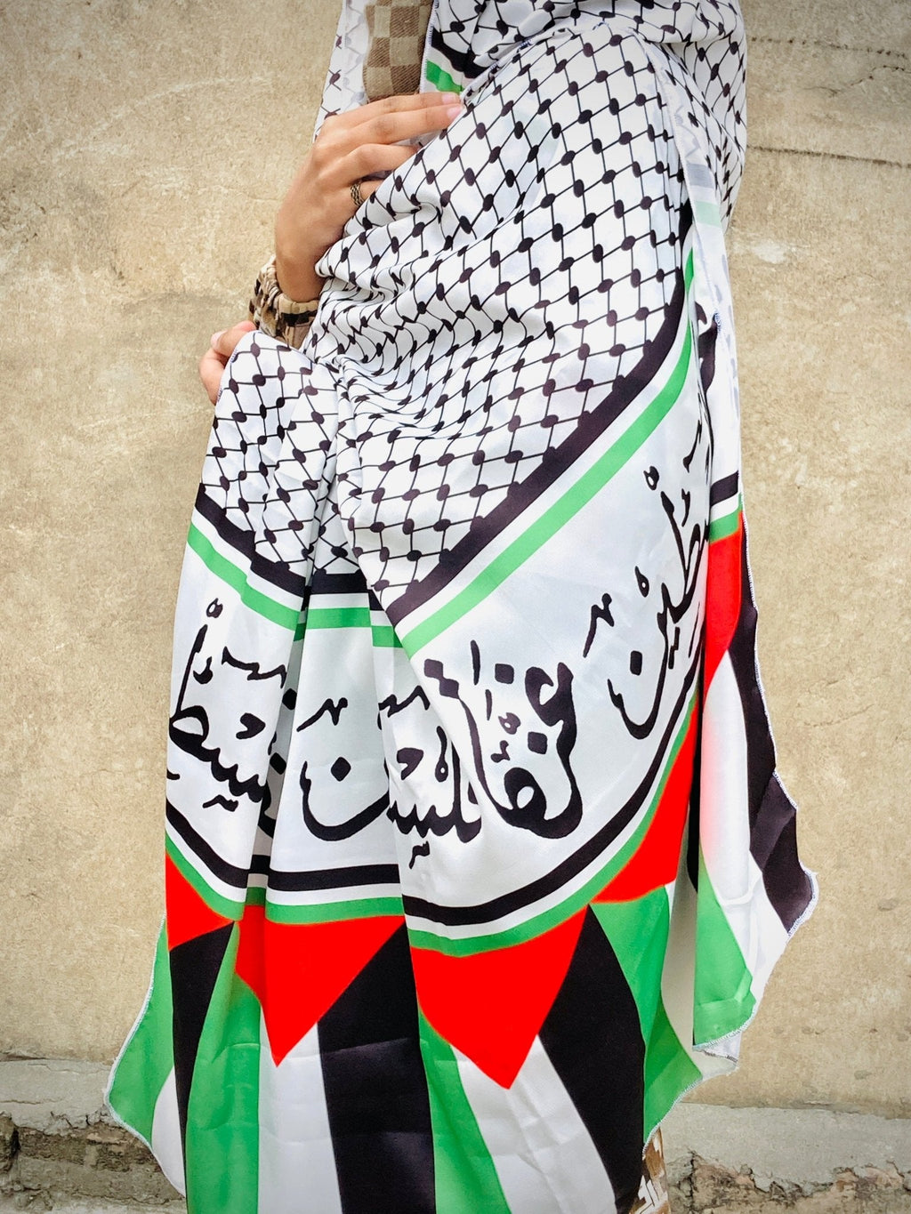 Palestine Odhni Default Title - Shopping Karado Pakistan