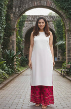 Marina Cheent Fabric Plazo with Gotta Patti Detailing