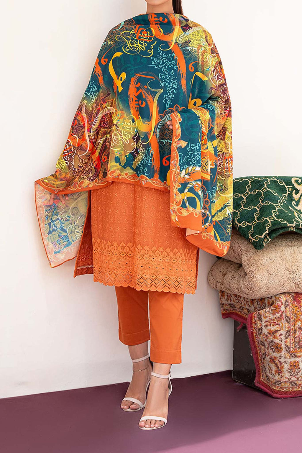 Rangeen Ordhni - Default Title - Buy Online at Shopping Karado