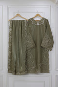 Three-piece Sheesha Silk Luxury Pret