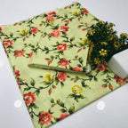 SastaaE 2 Pieces Unstitched Lawn All Over Flower Print Shirt & Trouser - Black - Buy Online at Shopping Karado