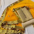Buy Sastaae Mysoori Suit 3 Pieces Net Gotta Work Duppatta With Mysoori Hand Work Shirt & Mysoori Shabnum Touser Default Title Online - Shopping Karado